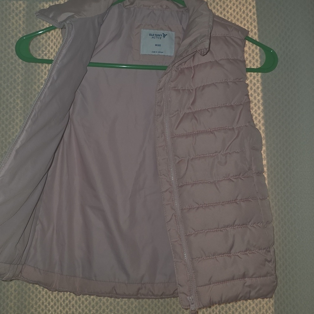 Old Navy Light Pink Quilted Vest - Picture 5 of 5